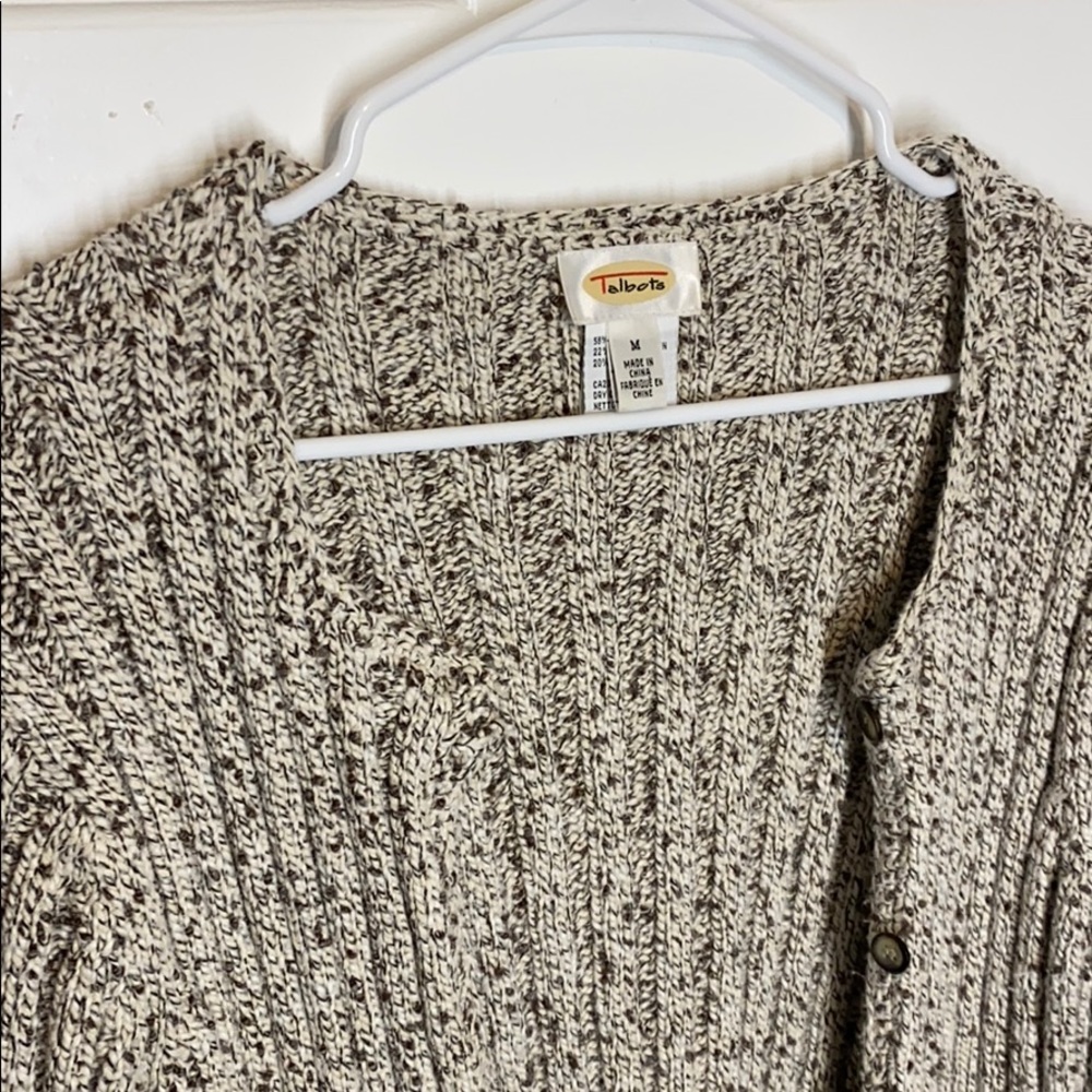 Talbots button down sweater - Picture 4 of 6